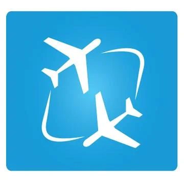 Transferring plane Stock Illustration