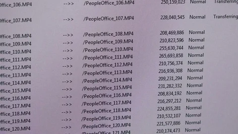 Transferring technology data mega bytes internet high speed for download upload Stock Footage 82314904