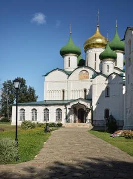 Transfiguration Cathedral of the Spaso-Euthymius Monastery in Suzdal Stock Photos