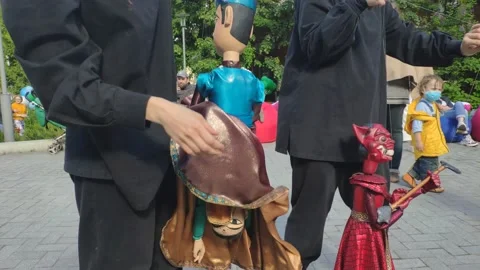 Transform dolls in front of your eyes Stock Footage 155684827