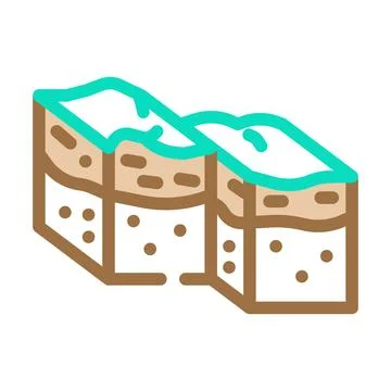 Transform earthquake color icon vector illustration Ilustración de archivo