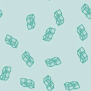 Transform earthquake line vector seamless pattern Ilustración de archivo