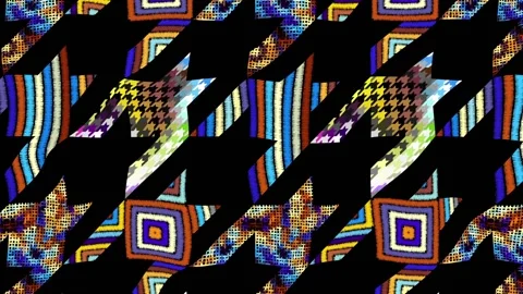 Transform geometric background Stock Footage 122989889