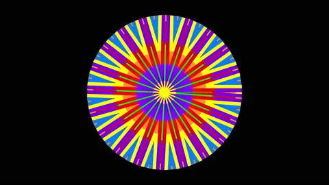 Transform geometric background. Looping footage Video stock 197344326