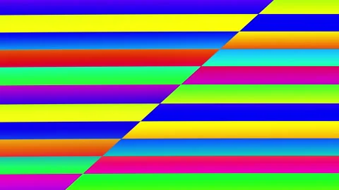 Transform geometric background. Looping footage Stock Footage 219332559