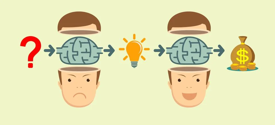 Transform idea intro business concept イラスト素材