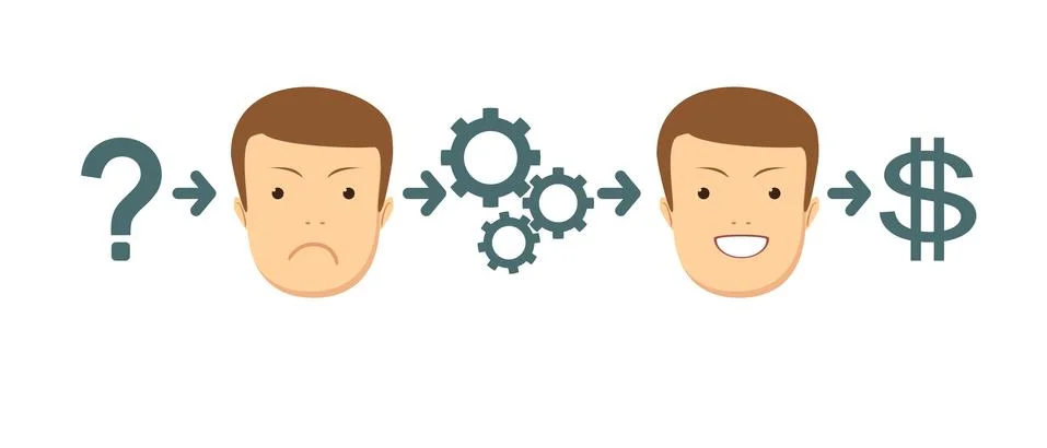 Transform idea intro business concept イラスト素材