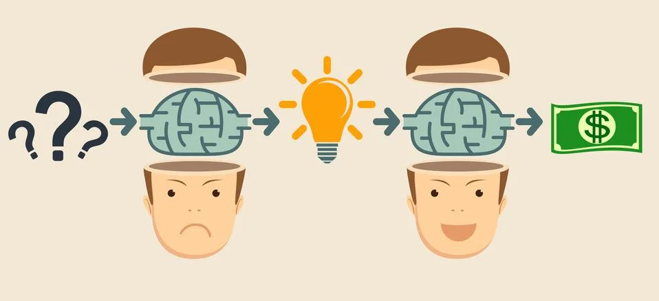 Transform idea intro business concept イラスト素材