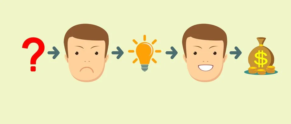 Transform idea intro business concept イラスト素材