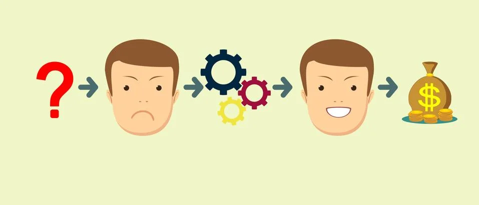 Transform idea intro business concept Stock Illustration