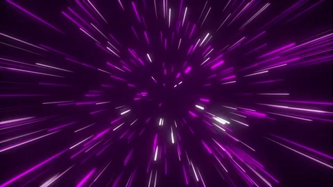 Transform neon blue turns purple glowing abstract seamless vj loop background Stock Footage 285704746