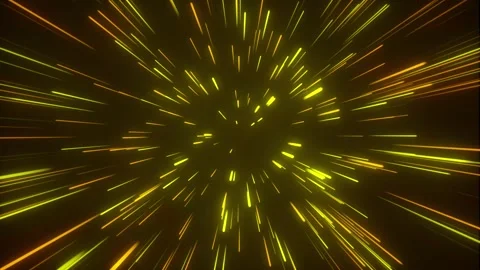 Transform neon red turns yellow glowing abstract seamless vj loop background Stock Footage 287692196