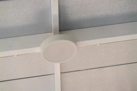 Transform your home diy ceiling light fixture installation in modern indoor.. Stock Photos