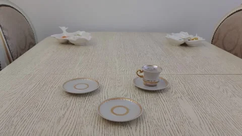 Transform Your Table with Stunning Coffee Cups Stock-Footage 304313423