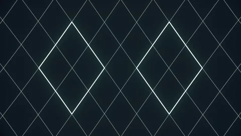 Transformation of the contours of white rectangles. 3d rendering 4K Stock Footage 304997673