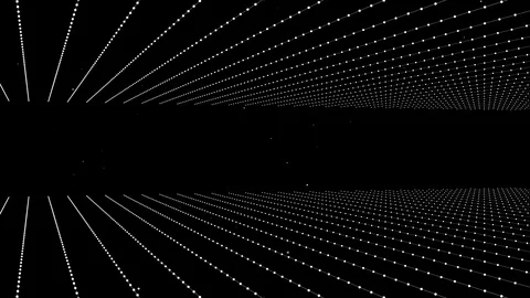 Transformation of flickering light pattern of future innovation technology Stock Footage 123498911