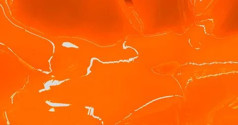 Transformation of a smooth orange surface into a relief with sharp protrusions Stock Illustration