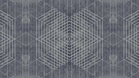 Transformation of a symmetrical pattern of rectangles. 3d rendering 4K Stock Footage 299633929