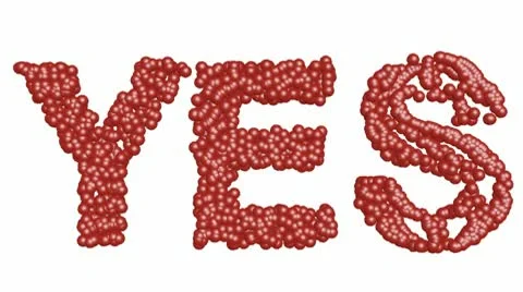 Transformation from YES to NO Stock Footage 10704286