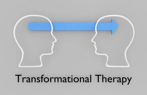 Transformational Therapy concept 스톡 일러스트
