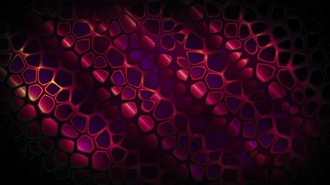 Transformations Background Animation of Texture Cells | 4K Stock Footage 233066626