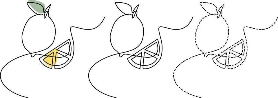 Transformations of a balloon with a cut section and attached string Vector Ilustración de archivo