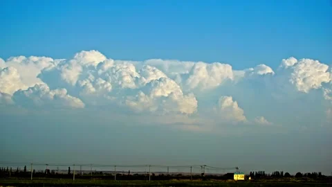 Transformed cloud time-lapse Stock Footage 257907097