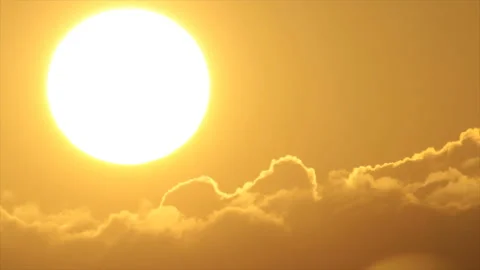 Transformed clouds in sunset Stock-Footage 146073091