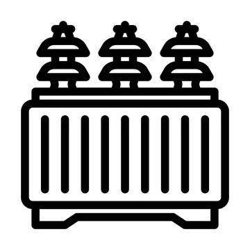 Transformer electric line icon vector illustration イラスト素材