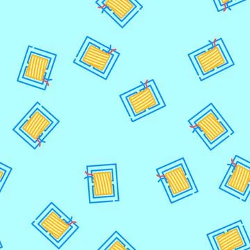 Transformer electronic component vector seamless pattern Stock Illustration