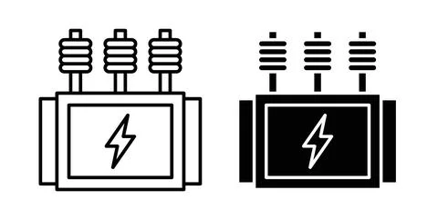 Transformer icon Illustration designs pack for Web Illustrazione stock