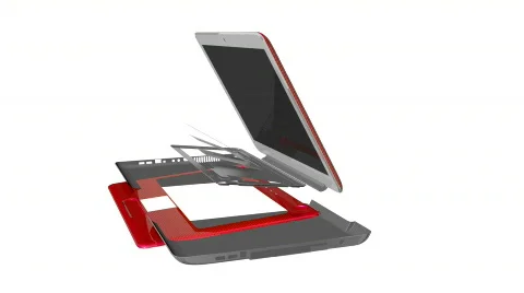Transformer laptop  Stock Footage 684683