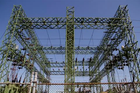 Transformer Station 스톡 사진