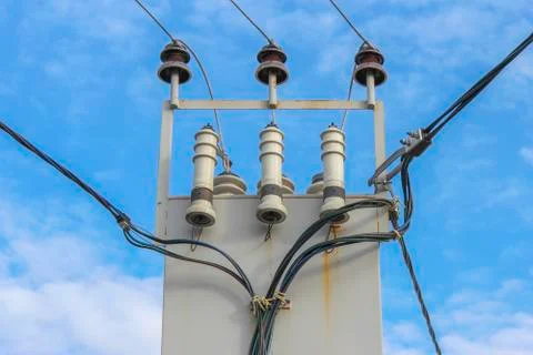 Transformer substation Stock Photos