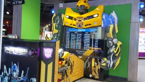 Transformers Arcade Game Stock Footage 140769675