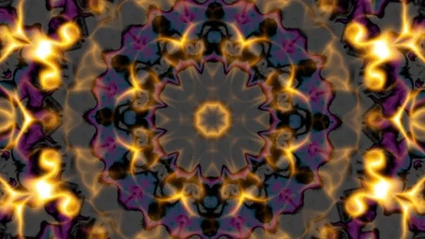 Transforming abstract esoteric Mandala. Seamless loop footage. Stock Footage 133226577