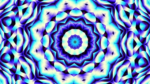 Transforming abstract esoteric Mandala. Seamless loop footage. Stock Footage 133310815