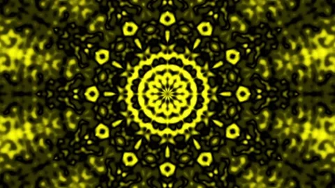 Transforming abstract esoteric Mandala. Seamless loop footage. Video stock 133874969