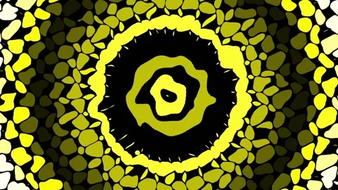 Transforming abstract esoteric Mandala. Seamless loop footage. Video stock 134307745