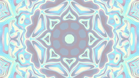 Transforming abstract mandala. 4k loop footage. Sacred symbol. Art mosaic Stock Footage 240654884