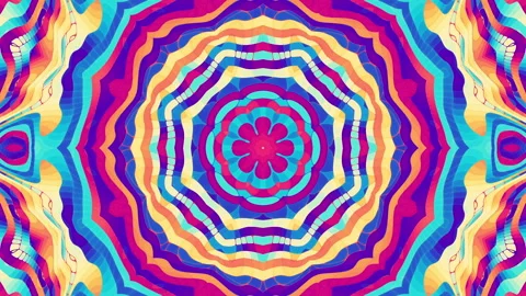 Transforming abstract mandala. 4k loop footage. Sacred symbol. Art mosaic Stock Footage 240986273