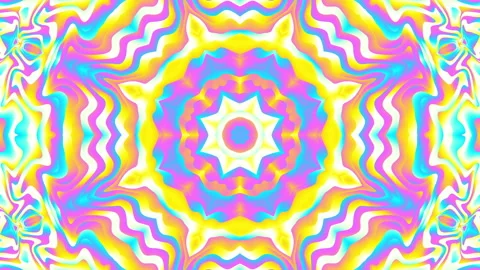 Transforming abstract mandala. 4k loop footage. Sacred symbol. Art mosaic Stock Footage 244911332