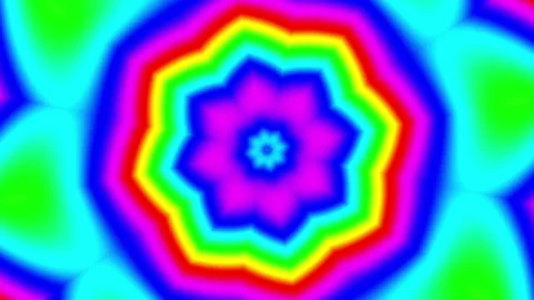 Transforming abstract mandala. 4k loop footage. Sacred symbol. Art mosaic Stock Footage 246279234