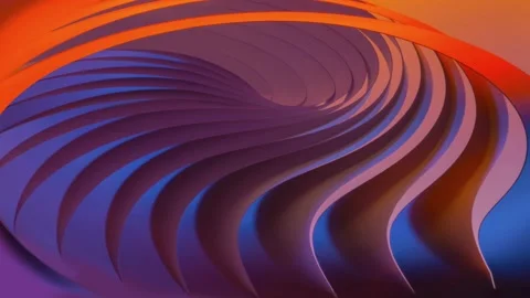 Transforming abstract organic form Stock Footage 140935850