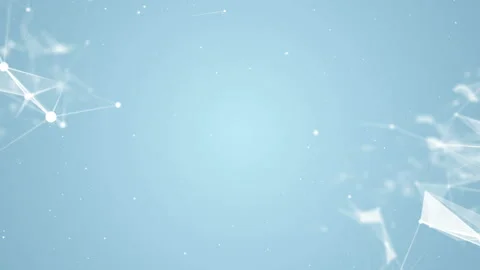 Transforming constellations. Connecting points, lines and triangles move in the Stock Footage 87534284