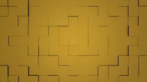 Transforming Cubes wall background. 3D animation. Abstract Cubes Background Illustrazione stock