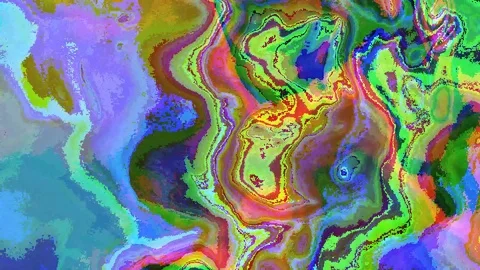 Transforming data glitch dynamic sci-fi glittering background. Stock Footage 111285979