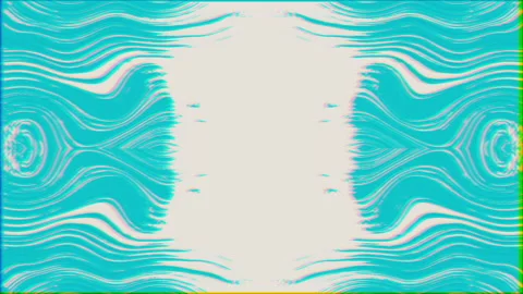 Transforming dynamic cyberpunk psychedelic glittering background in blue colors Stock Footage 150338566