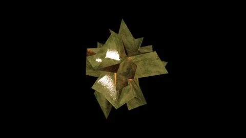 Transforming geometry form Stock Footage 82759842