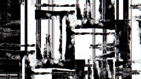 Transforming interference random lines, scribbles, futuristic trendy glittering Stock Footage 219429181